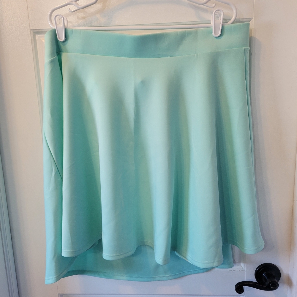 Hot Topic skater/circle skirt mint